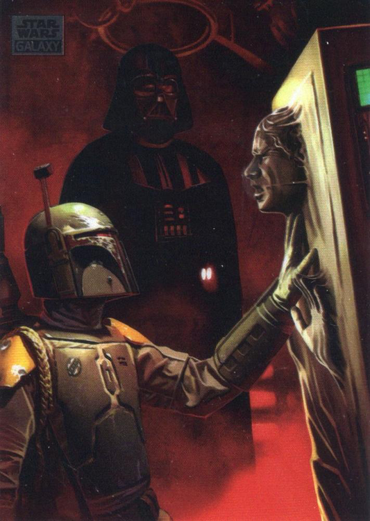 2024 Topps Chrome Star Wars Galaxy The Bounty Hunter's Prize #65