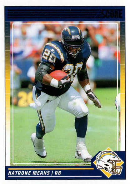 2024 Panini Score Football Natrone Means San Diego Chargers #170