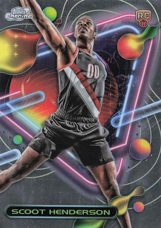 2023 Topps Chrome Cosmic Scoot Henderson RC #153 Portland Trail Blazers
