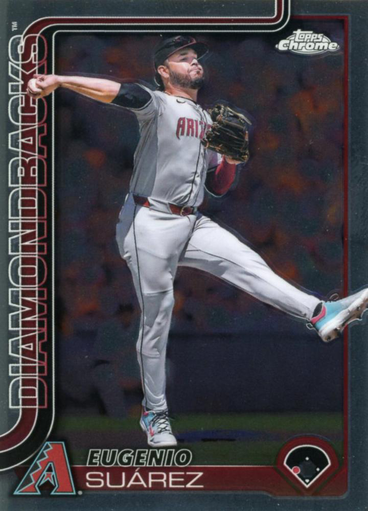 2025 Topps Chrome MLB Eugenio Suarez #48 Arizona Diamondbacks