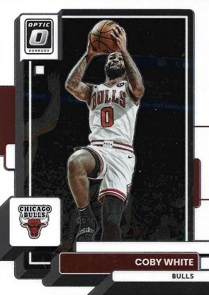 2022 Panini Donruss Optic Coby White #90 Chicago Bulls