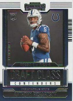 2023 Panini Contenders Draft Class Contenders Anthony Richardson Indianapolis Colts #1