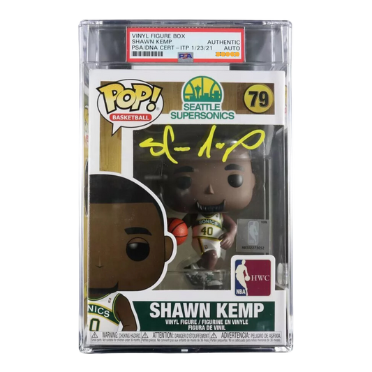 Funko Pop SLAM signed by Shaquille O'Neal (JSA)