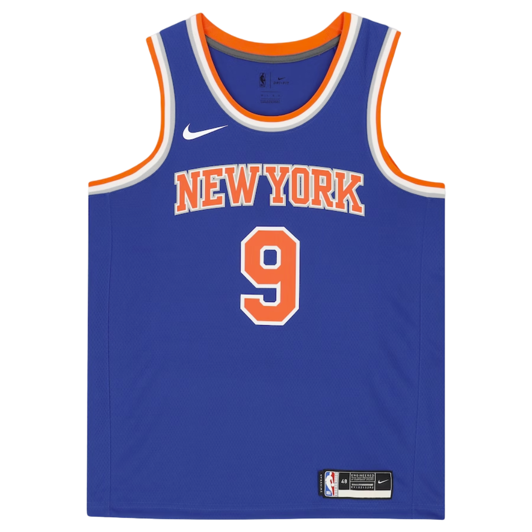 Maillot NBA Nike Swingman New York Knicks signé par RJ Barrett (Fanatics)