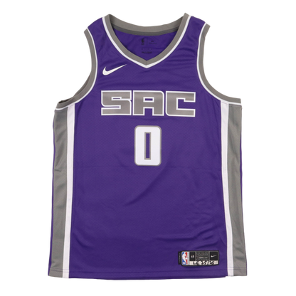 Nike Swingman Sacramento Kings Jersey signed by Tyrese Haliburton (JSA)