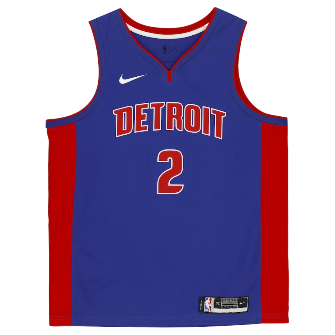 Detroit Pistons Nike Swingman Jersey signed by Cade Cunningham (Fanatics)