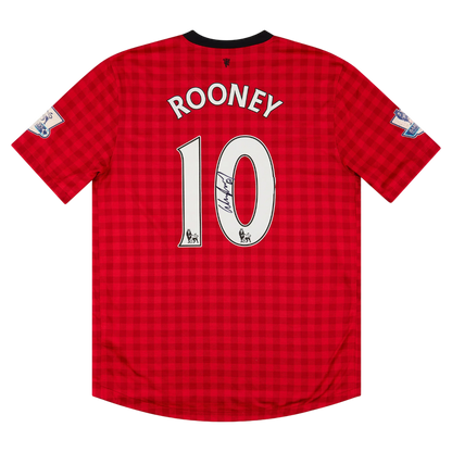 Maillot Manchester United signé par Wayne Rooney (Beckett)