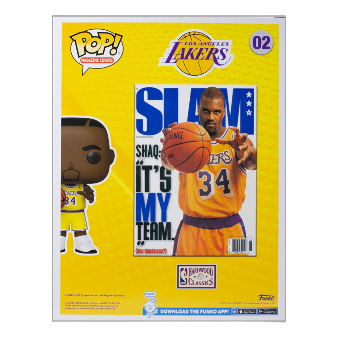 Funko Pop SLAM NBA signé par Shaquille O'neal (JSA)