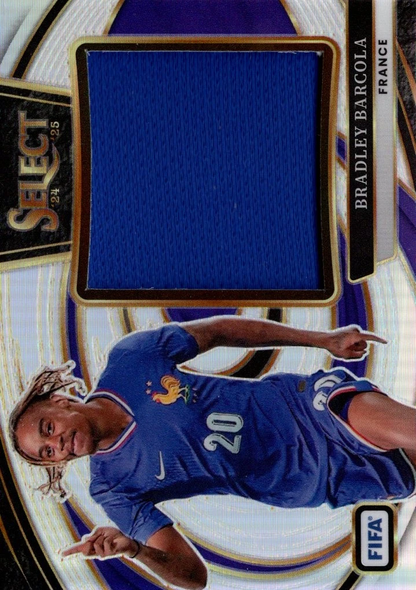2024 Panini Select FIFA Bradley Barcola Patch Relic #JS-BB France