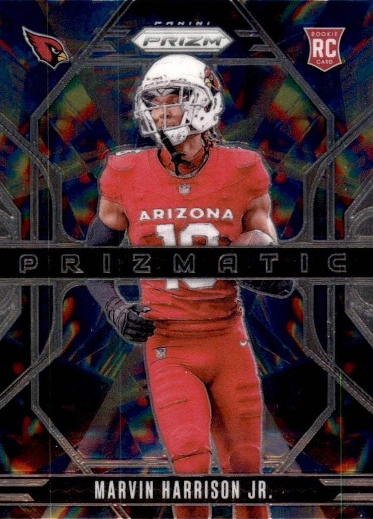 2024 Panini Prizm Prizmatic Marvin Harrison Jr. RC #12 Arizona Cardinals