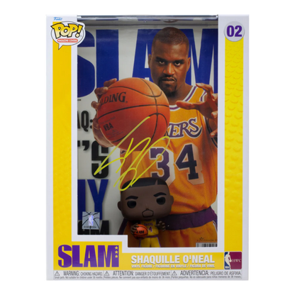 Funko Pop SLAM NBA signé par Shaquille O'neal (JSA)