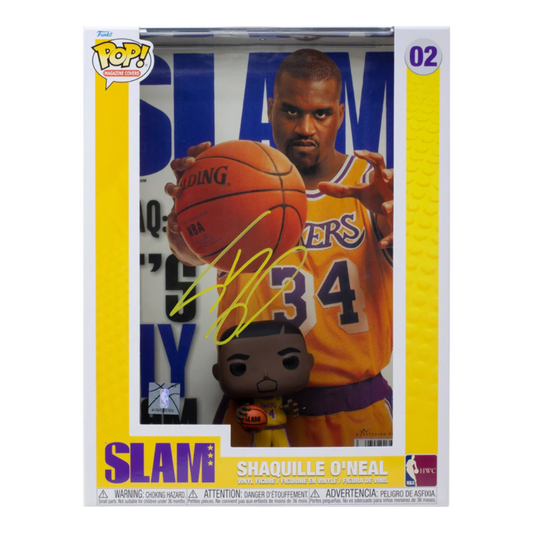 Funko Pop SLAM signed by Shaquille O'Neal (JSA)